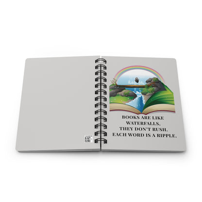 Spiral Notebook — Where Stories Flow Like Water