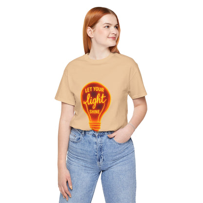 Let Your Light Shine – Jersey Short Sleeve Tee