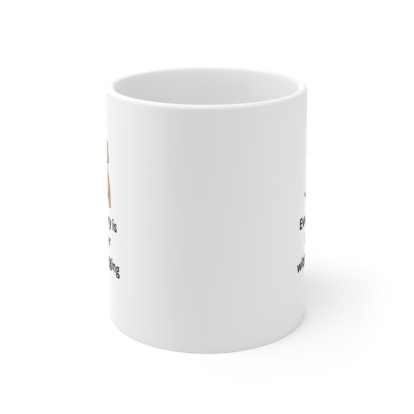 Every Story Is Happier With a Wagging Tail — Loyal Companion Dogs Ceramic Coffee Mug