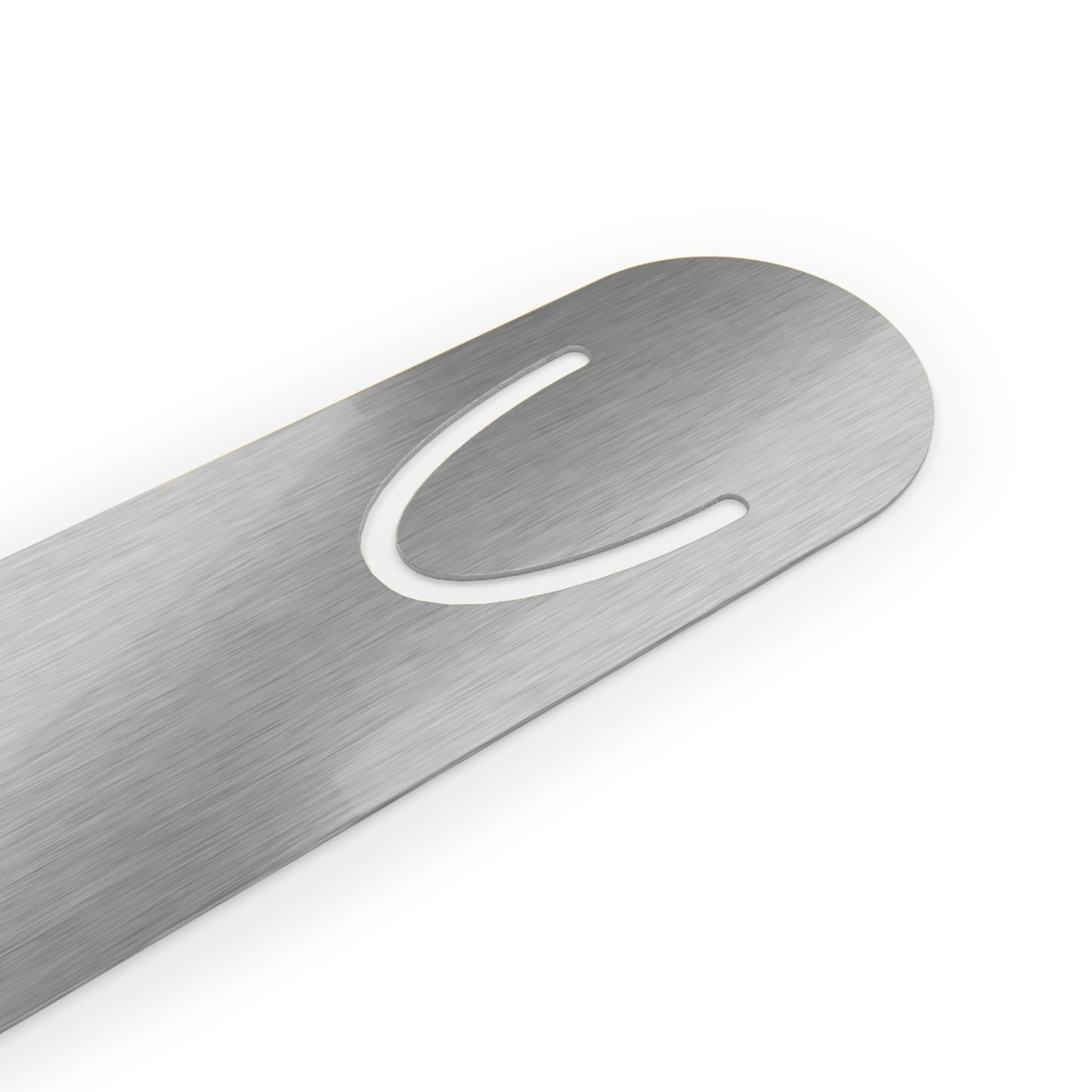 Yellow Aluminium Bookmark — Books Are Like Waterfalls