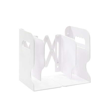 Retractable Bookends with Pen Holder Adjustable Heavy Duty Desk Organizer