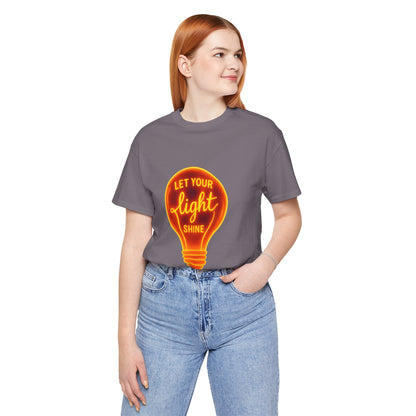 Let Your Light Shine – Jersey Short Sleeve Tee