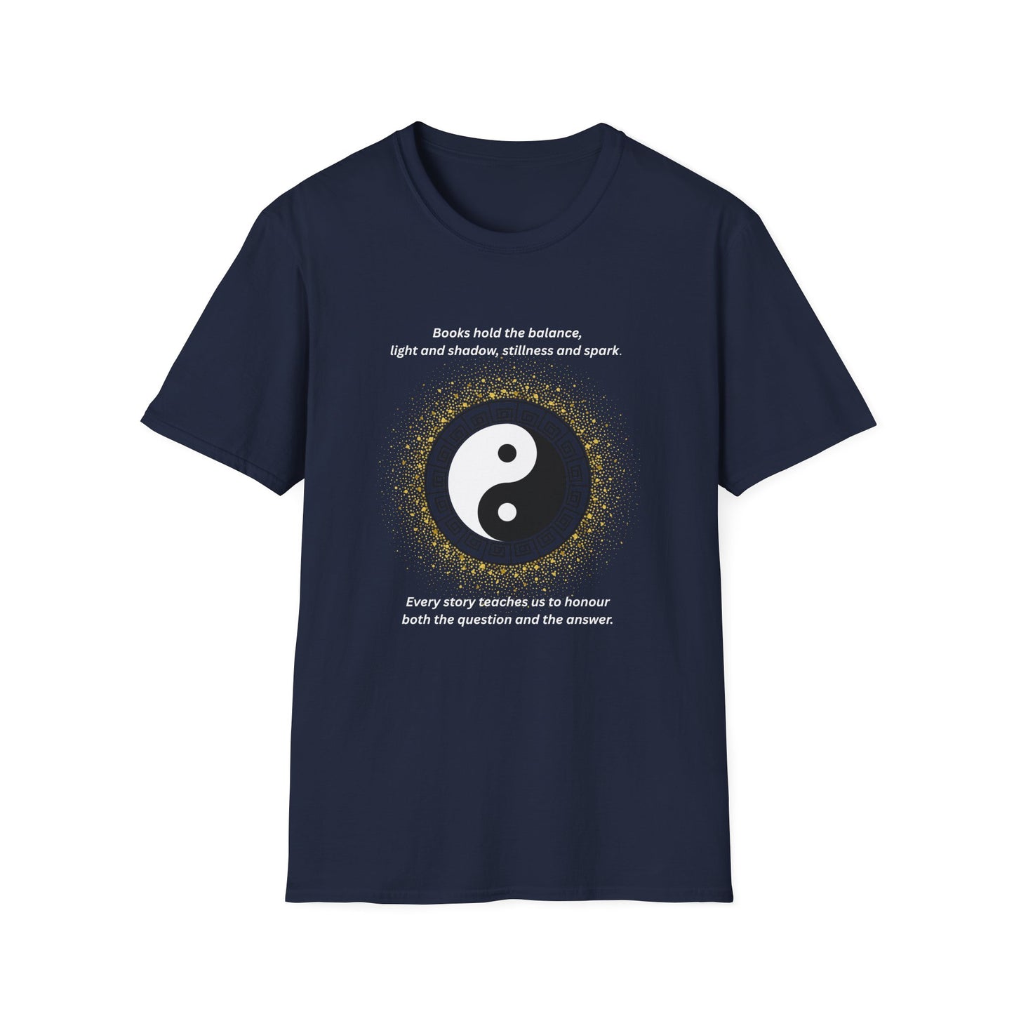 Yin Yang Inspirational T-Shirt – Unisex Tee for Balance, Mindfulness & Inner Peace
