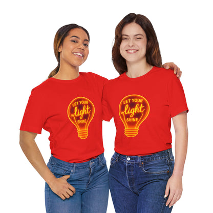Let Your Light Shine – Jersey Short Sleeve Tee