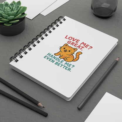 Spiral Notebook — Handle Me Gently