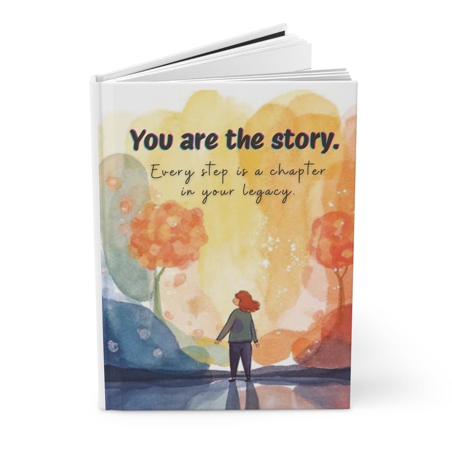 You Are the Story Hardcover Journal Inspirational Self Discovery Notebook