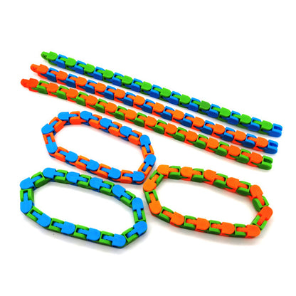 Stress Relief Fidget Chain Bracelet – Anti-Anxiety Toy for Adults & Kids