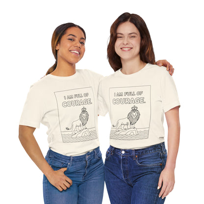 Full of Courage Lion – Affirmation Tee