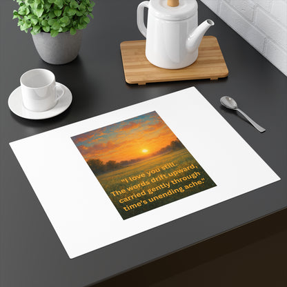 Still With Us Placemat - Held Close in This Quiet Space