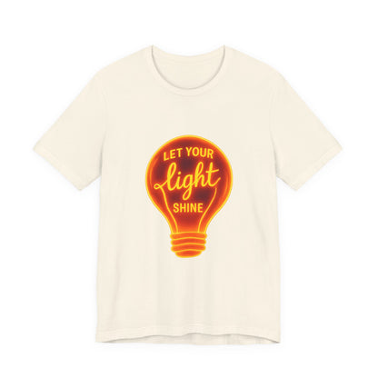 Let Your Light Shine – Jersey Short Sleeve Tee