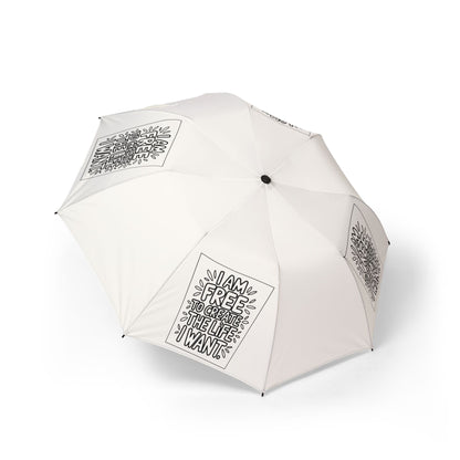“I Am Free To Create The Life I Want” — Semi‑Automatic Foldable Umbrella