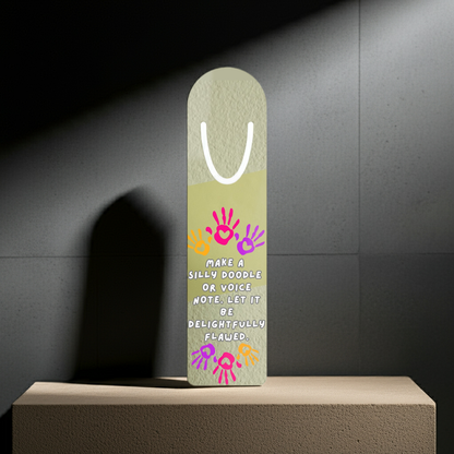 Delightful Handprint Bookmark – Fun Reading Gift for Kids and Teachers