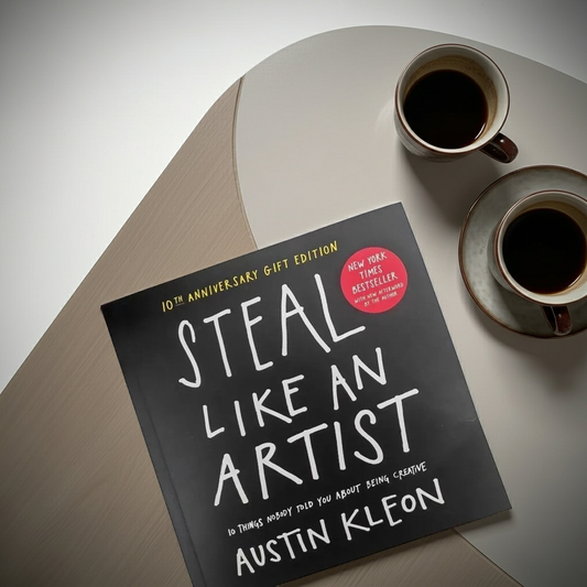 Steal Like an Artist by Austin Kleon Paperback Creative Self Help Book