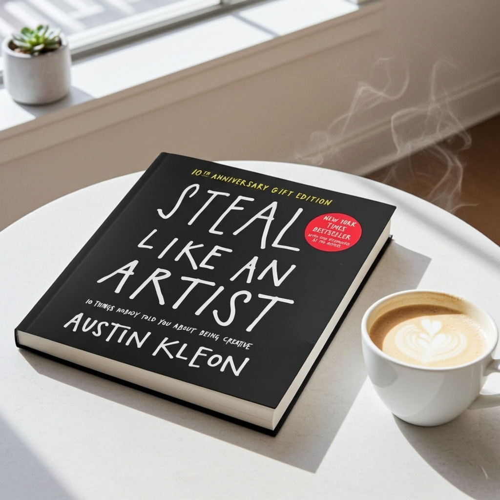Steal Like an Artist by Austin Kleon Paperback Creative Self Help Book