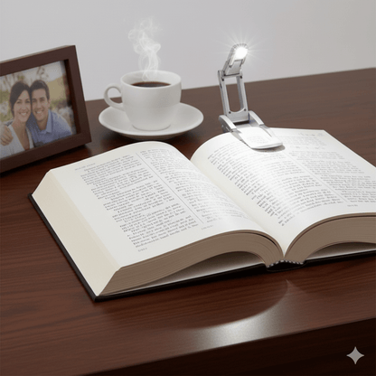 Folding Book Light Portable LED Reading Light for Books and Bedside
