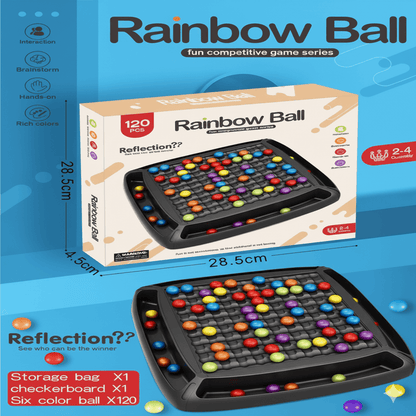 Rainbow Ball Matching Puzzle Game | Montessori Logic Toy for Kids | Educational Brain Teaser