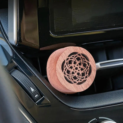 Wooden Essential Oil Diffuser Car Vent Clip