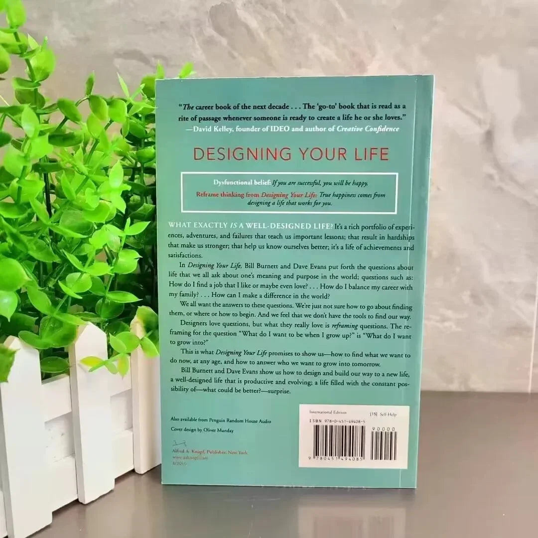 Designing Your Life by Bill Burnett and Dave Evans English Self Growth Book for Adults