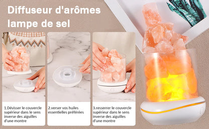 USB Aromatherapy Natural Himalayan Salt Lamp