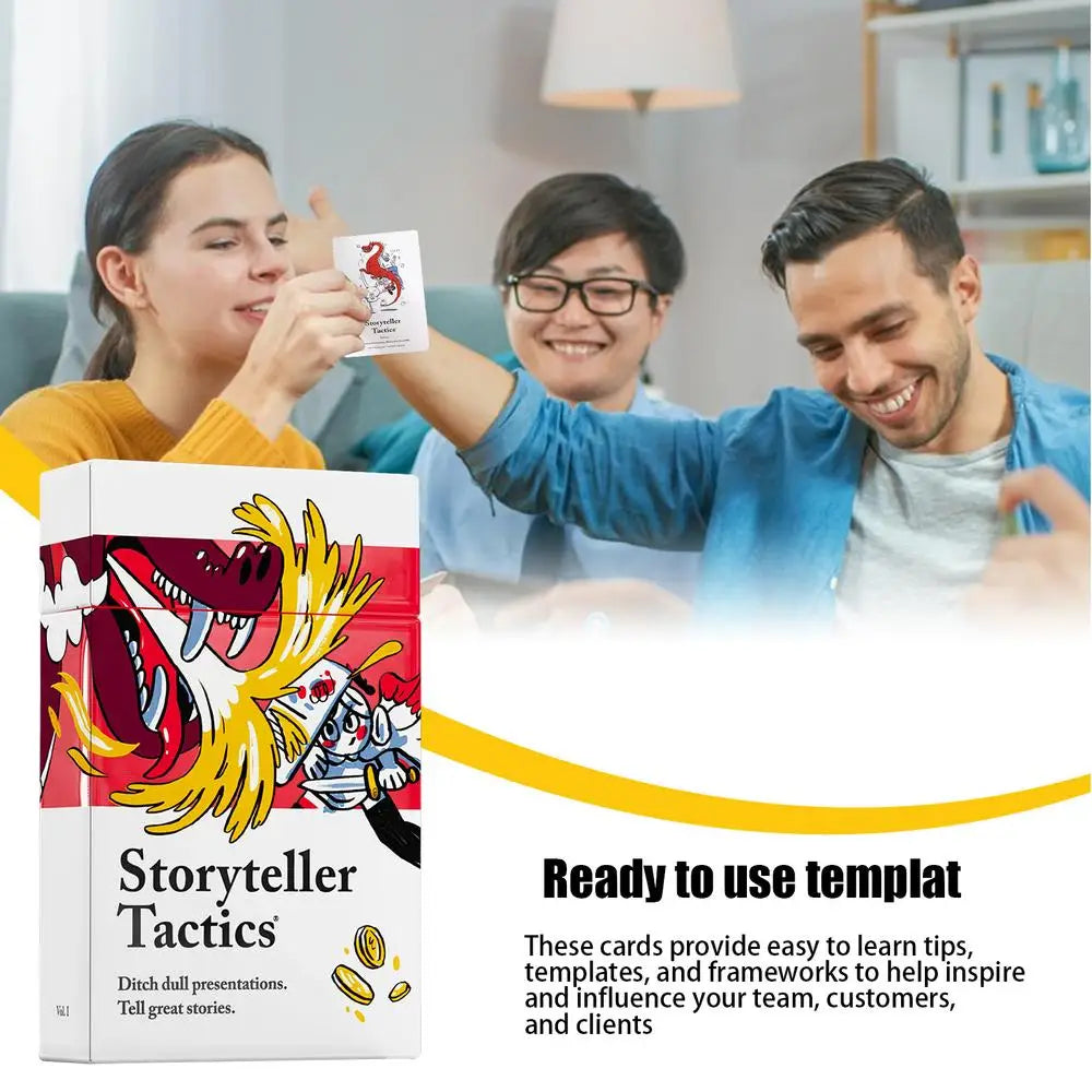 Storyteller Tactics Card Deck Business Tool for Influence Persuasion and Speaking