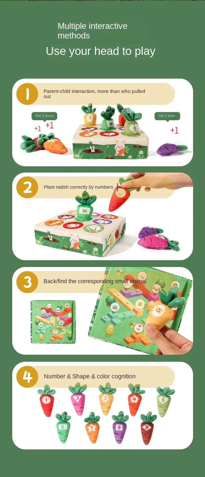 Montessori Baby Colour Learning Toy – Fine Motor & Sensory Play (0–3Y)