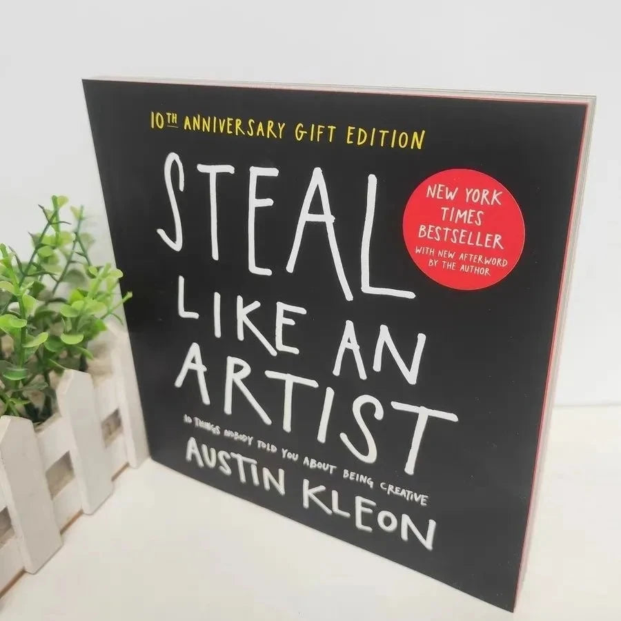 Steal Like an Artist by Austin Kleon Paperback Creative Self Help Book