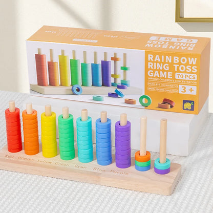 Wooden Montessori Color Matching Game for Kids – Early Learning Educational Toy