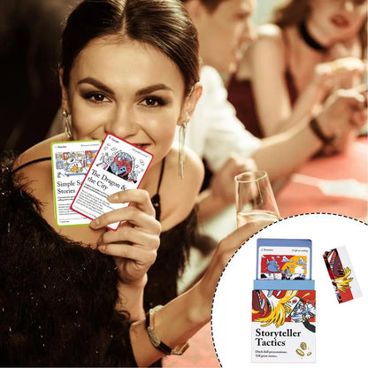 Storyteller Tactics Card Deck Business Tool for Influence Persuasion and Speaking