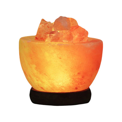 Himalayan Crystal Salt Rock LED Lamp