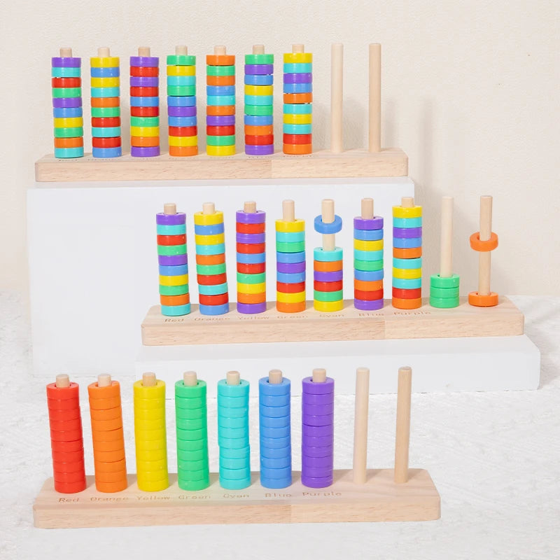 Wooden Montessori Color Matching Game for Kids – Early Learning Educational Toy