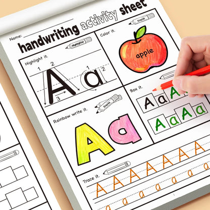 English Letter Handwriting Copybook (5 Types)