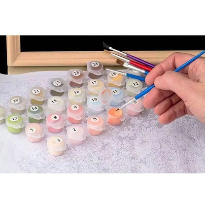 Frameless Paint‑by‑Numbers Canvas Kit — For Creatives Aged 12 to 112