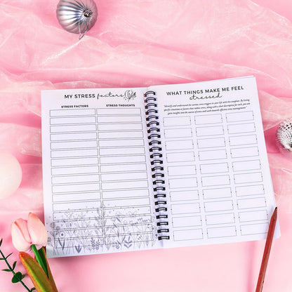 Adult Mental Health Workbooks – Care Journal with Emotion Tracker, CBT Exercises and Relaxation Techniques