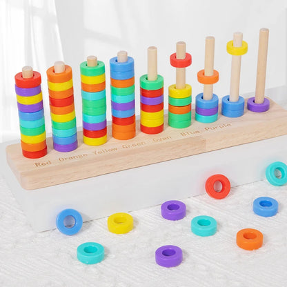 Wooden Montessori Color Matching Game for Kids – Early Learning Educational Toy