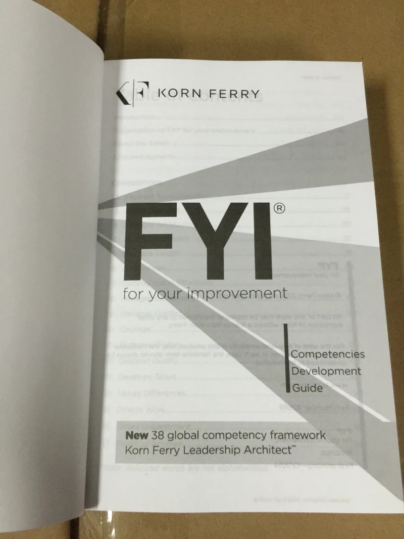 FYI: For Your Improvement — Competencies Development Guide (6th Edition) by Korn Ferry