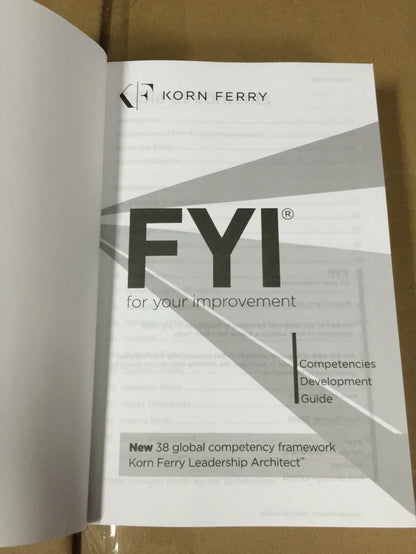 FYI: For Your Improvement — Competencies Development Guide (6th Edition) by Korn Ferry