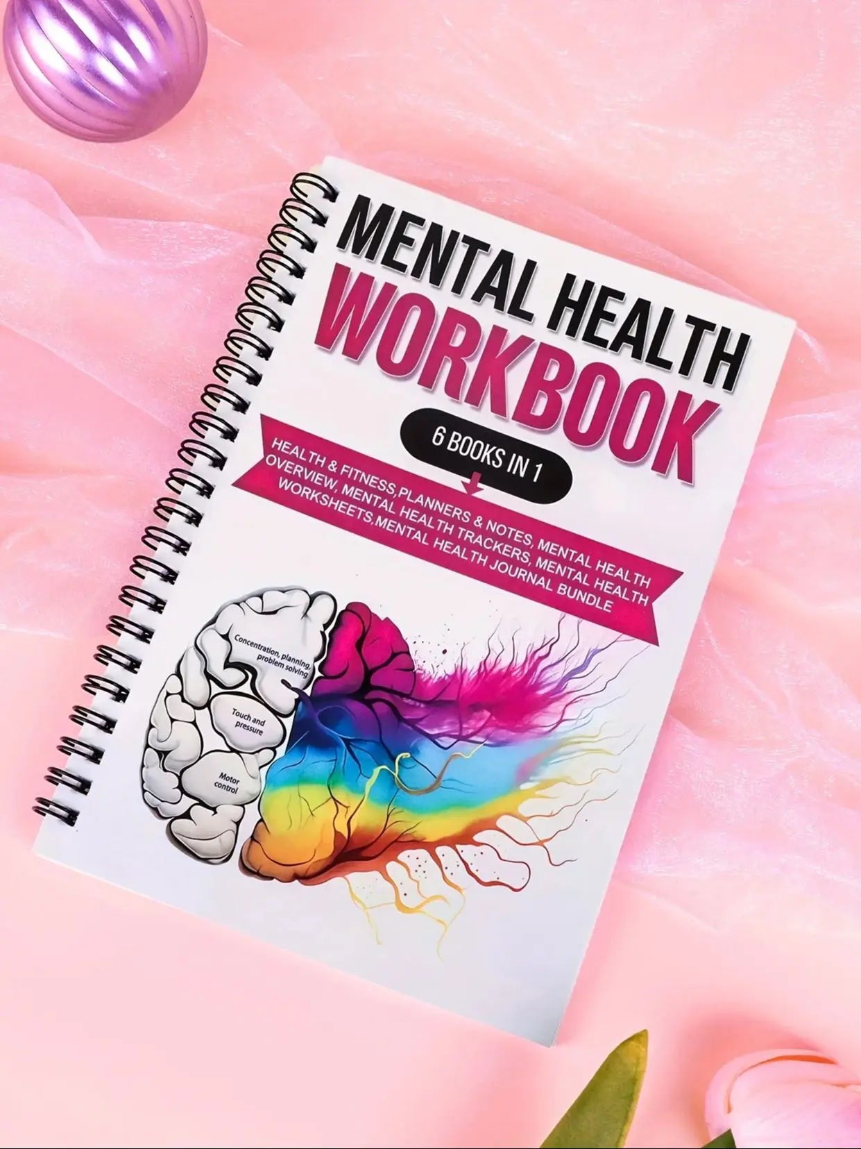 Adult Mental Health Workbooks – Care Journal with Emotion Tracker, CBT Exercises and Relaxation Techniques