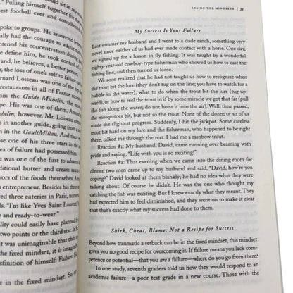 Mindset The New Psychology of Success by Carol S. Dweck – Inspirational Self-Help Book