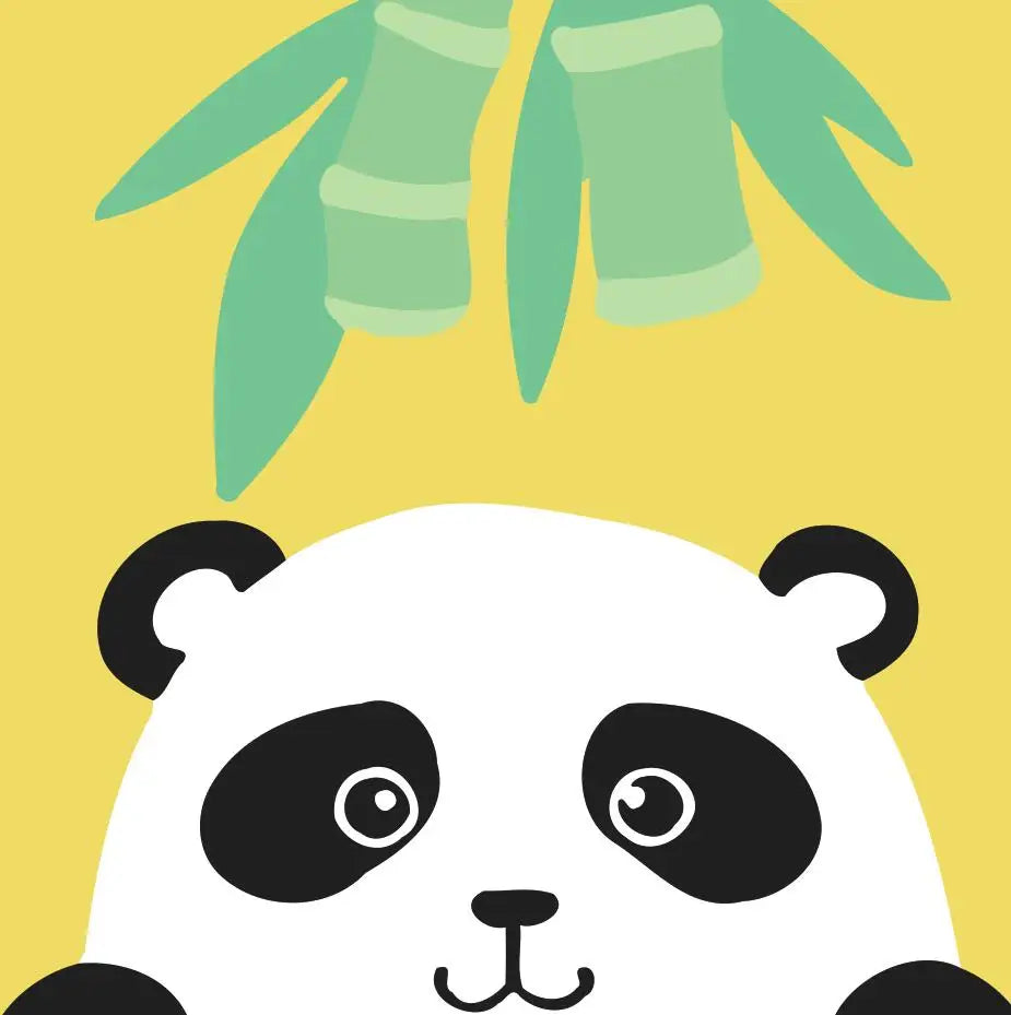 Paint‑By‑Numbers Canvas – Cute Cartoon Animals (20×20cm)