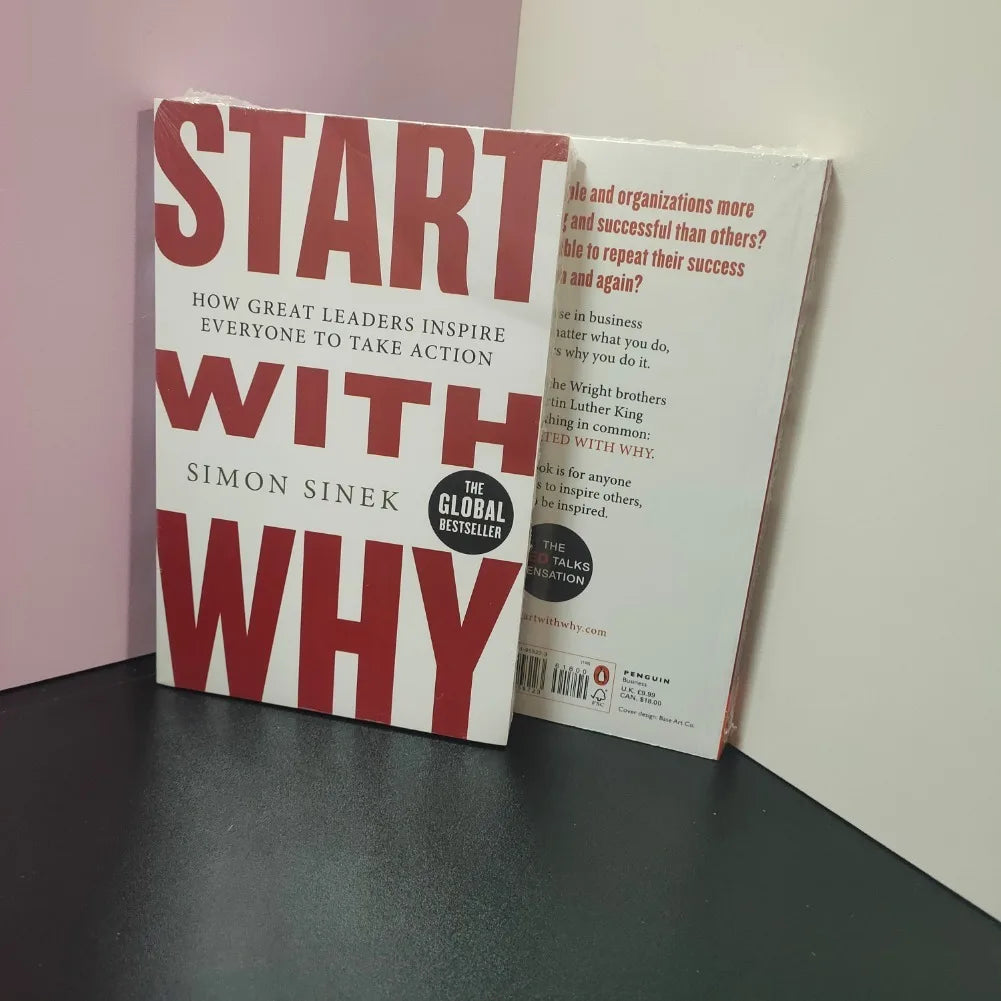 Find Your Why and Start With Why by Simon Sinek Leadership Business Paperback