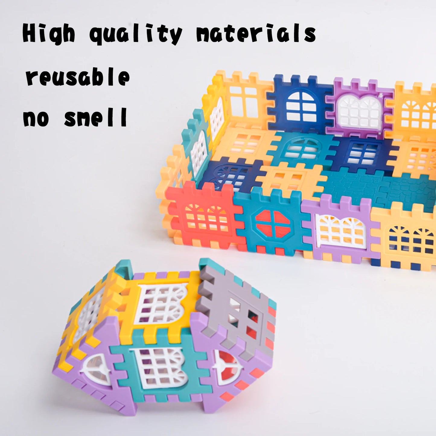 Large-Scale House Building Block Big (1 cm)