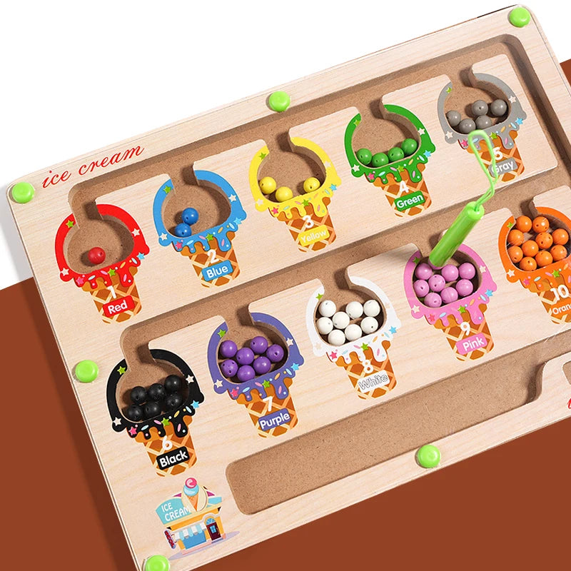 Montessori Magnetic Colour Sorting Maze