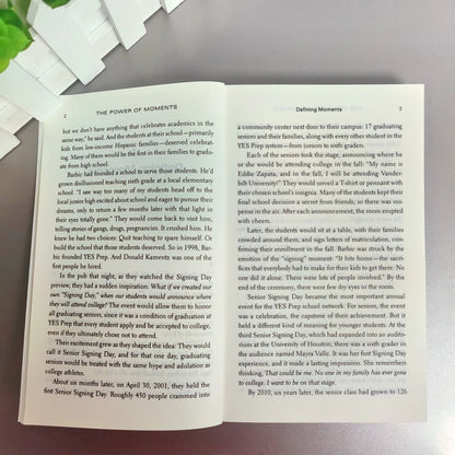 The Power of Moments by Chip Heath & Dan Heath Paperback Inspirational Bestsell