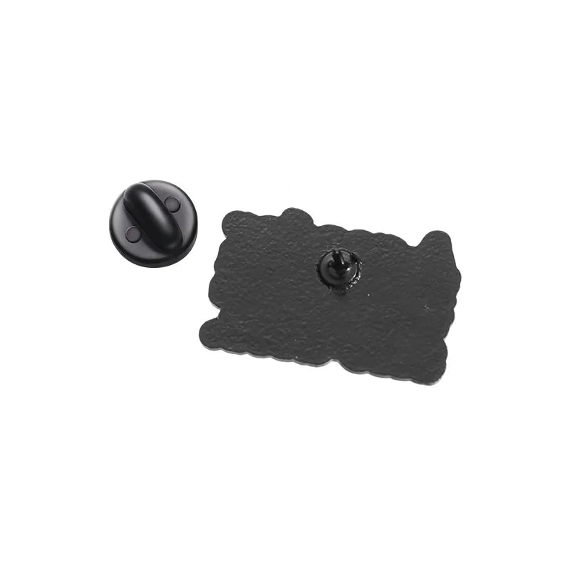 Text Series Enamel Pin Set for Book Lovers Reading Brooch Lapel and Backpack Accessories