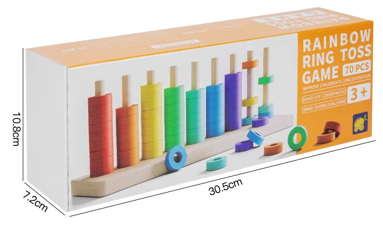 Wooden Montessori Color Matching Game for Kids – Early Learning Educational Toy