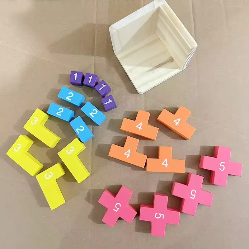 3D Luban Wooden Cube Puzzle – Brain Teaser for Children & Adults