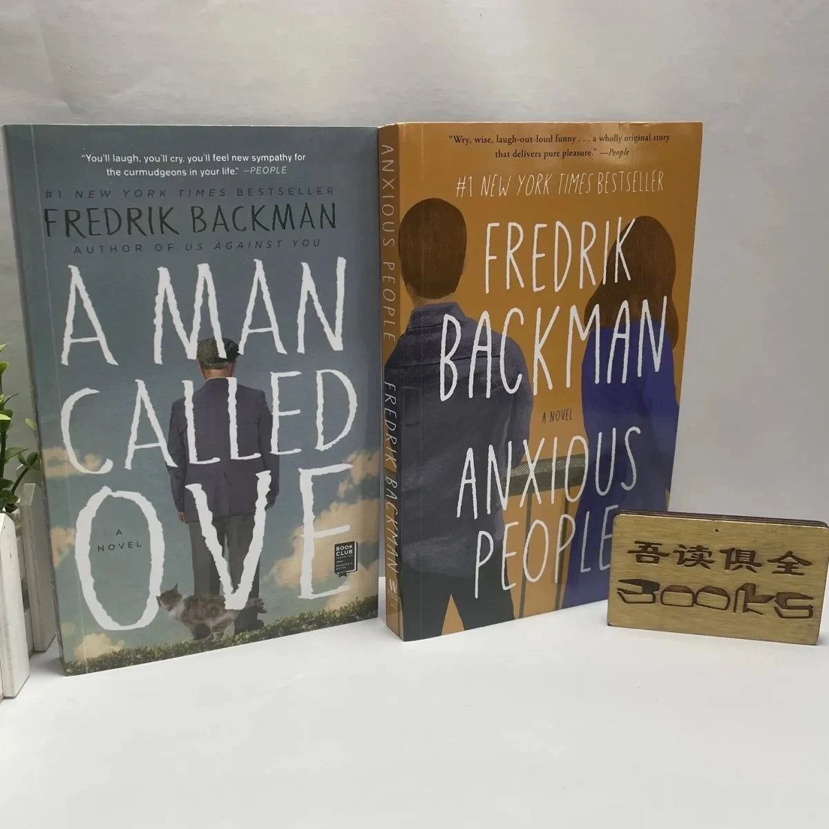 Fredrik Backman Book Set – Anxious People & A Man Called Ove (Paperback Collection)
