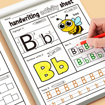 English Letter Handwriting Copybook (5 Types)