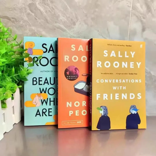 Sally Rooney Novel Series Normal People Conversations With Friends Beautiful World Where Are You Fiction Books