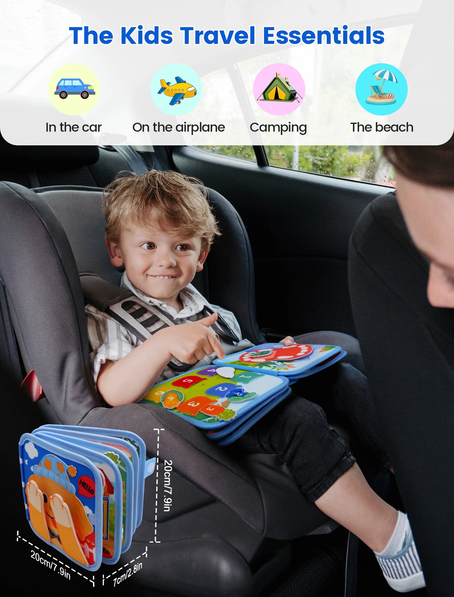 Montessori Busy Book – Quiet Learning Book (Ages 3–6)